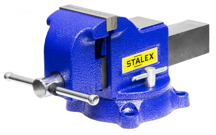 Тиски слесарные STALEX "Гризли", 100 х 100 мм., 360°, 9,5 кг.