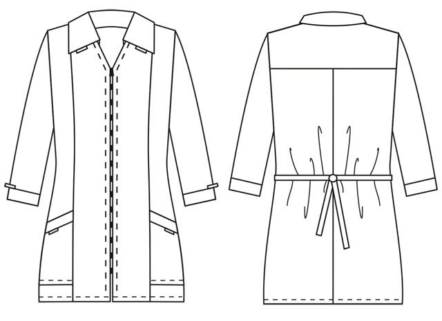 Блуза медицинская модель 66