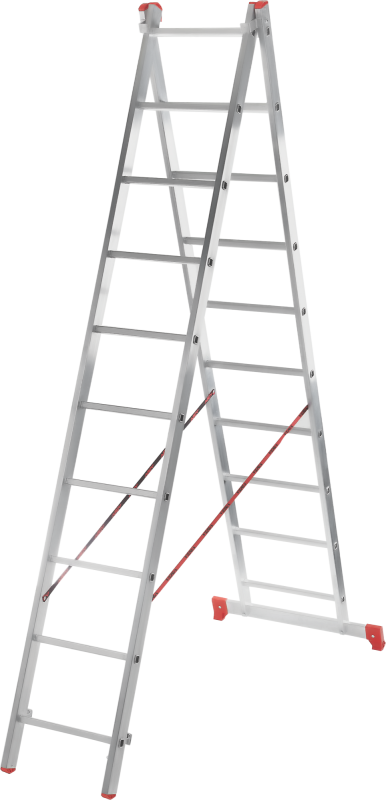 Лестница алюминиевая двухсекционная NV 222 2220212