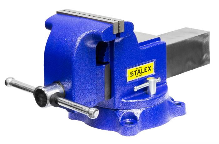 Тиски слесарные STALEX "Гризли", 150 х 150 мм., 360°, 19,0 кг.